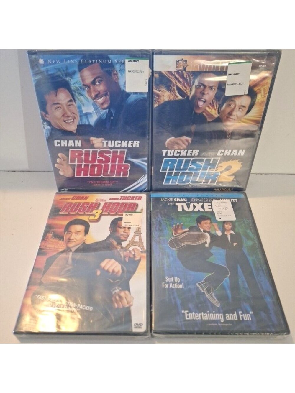 Rush Hour 1 2 3 & The Tuxedo Sealed Lot Jackie Chan Action Comedy